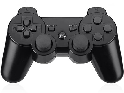 gamseria Wireless Controller For Ps-3 Compatible With Ps-3 Console  Joystick(Black, For PS3)