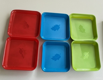 ADMONITION 6 Nasta Plate Jug Glass Tray Set(Plastic)