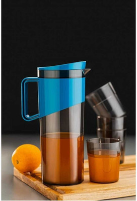 Culinary Crafts Ocean-Jug_4 Glass Jug Glass Set(Plastic)