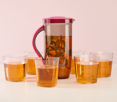 wiaa Water and Juice Serving set Jug Glass Set(plastic)