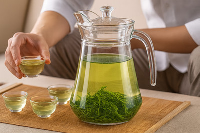 LELART 1.8 L Glass Water Jug