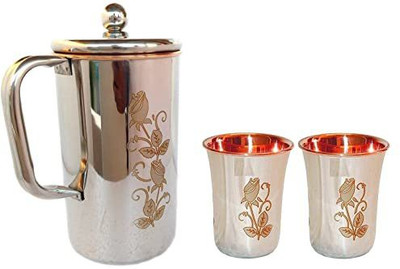 Raghav industries 1.6 L Copper, Stainless Steel Water Jug