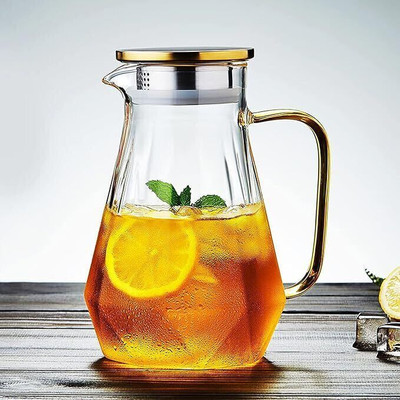 JIGSHTIAL 1.45 L Glass Water Jug