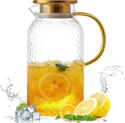 GRACIOUS MART 1.6 L Glass Water Jug
