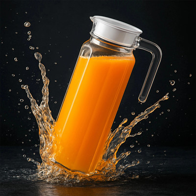 Birch & Co. 1.1 L Glass Water Jug