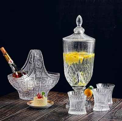 Zenity 1.8 L Glass Table Top Manual Water Dispenser