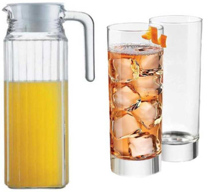 goblet 1 L, 0.3 L Glass Water Jug