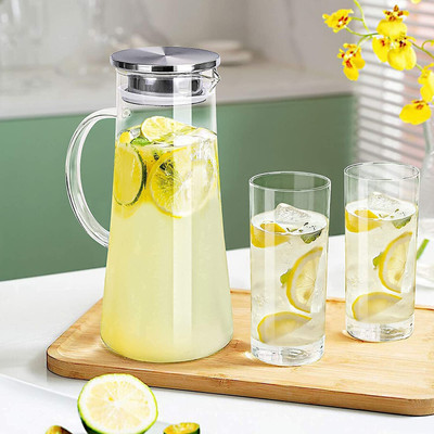 TINSUHG 1.3 L Glass Water Jug