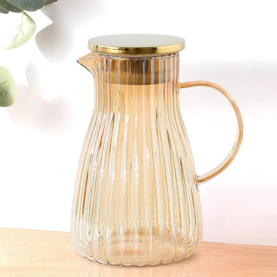 KUBER INDUSTRIES 1.5 L Borosilicate Glass Water Jug