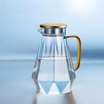 JIGSHTIAL 1.45 L Glass Water Jug