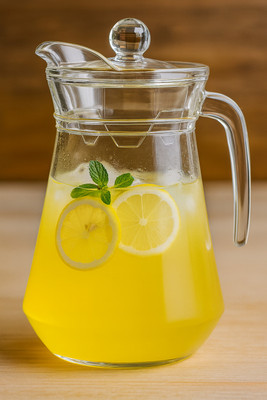 LELART 1.8 L Glass Water Jug