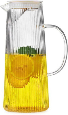 M T BROTHERS 1.6 L Borosilicate Glass Kettle Jug