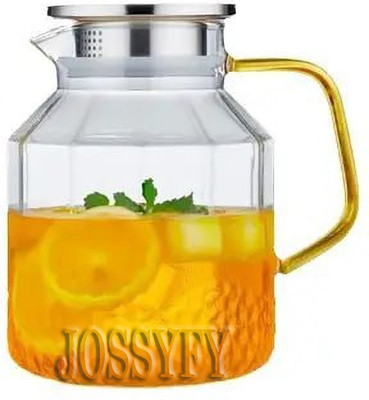 JOSSYFY 1.8 L Borosilicate Glass Kettle Jug