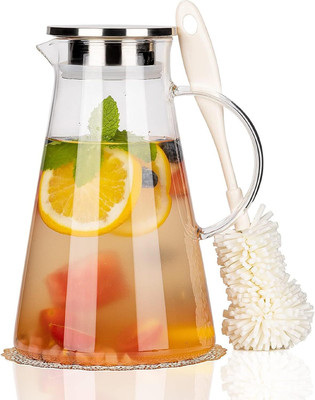 dwarkadhish 1.8 L Glass Kettle Jug