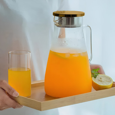 MOOZICO 1.8 L Glass Water Jug