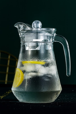 LELART 1.8 L Glass Water Jug