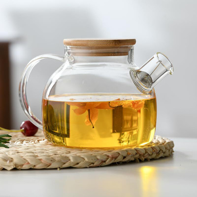 Avastro 1 L Borosilicate Glass Kettle Jug