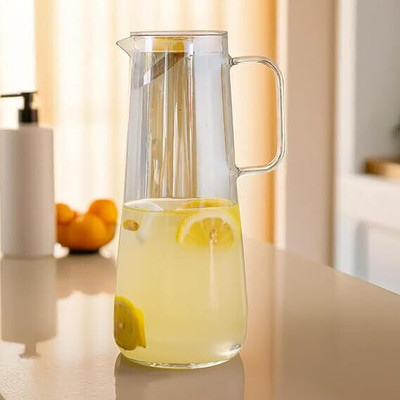 KUBER INDUSTRIES 1.8 L Borosilicate Glass Water Jug