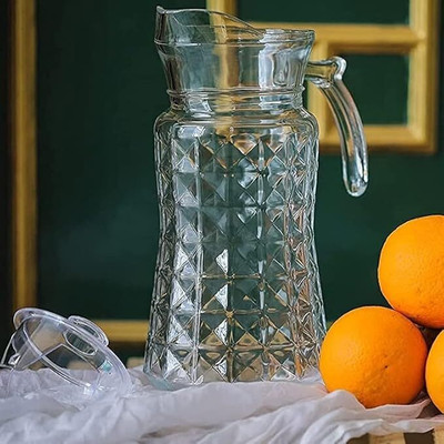 Kriti Traders 1.8 L Glass Water Jug