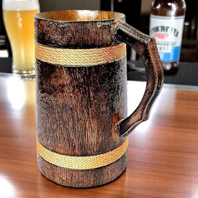 Craftology 0.35 L Wooden Water Jug