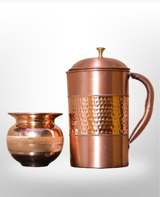 zinkoo 1.5 L Copper Water Jug