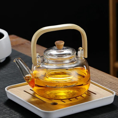 VIBEIN 1 L Borosilicate Glass Tea Jug