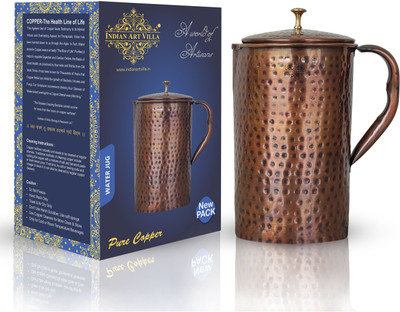INDIAN ART VILLA 2 L Copper Water Jug