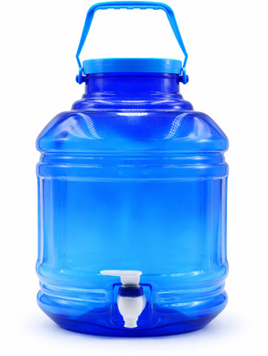 PLAMO 10 LTR BLUE MATKA WITH CAP Bottled Water Dispenser deal from flipkart