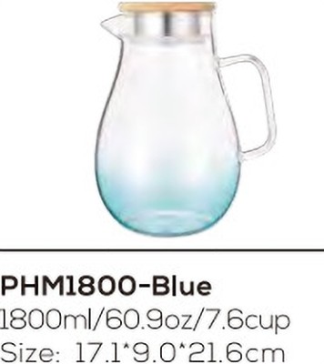 UMAI 2 L Borosilicate Glass Kettle Jug