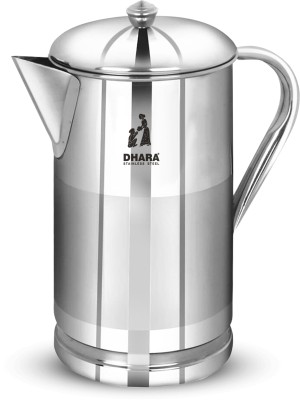 Dhara Stainless Steel 1 L Stainless Steel Water Jug