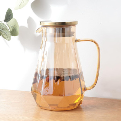 KUBER INDUSTRIES 1.4 L Borosilicate Glass Water Jug