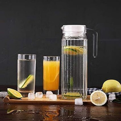 TINSUHG 1.1 L Glass Water Jug