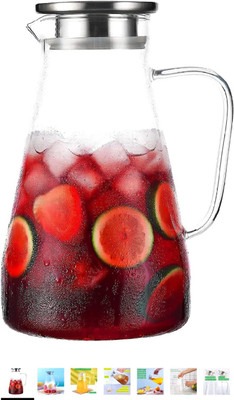 Sarsawal 1.8 L Glass Water Jug