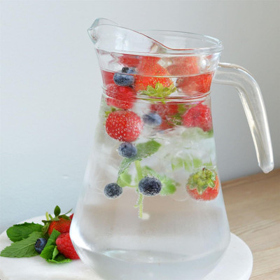 RAVRI TRADERS 1.3 L Glass Water Jug