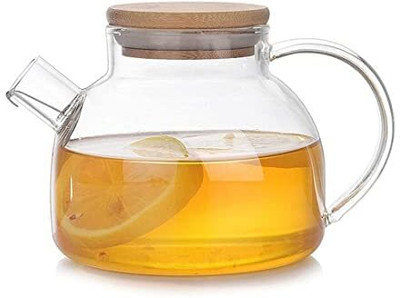 RITKRU 1 L Glass Kettle Jug