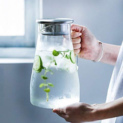 Kriti Traders 1.8 L Glass Water Jug