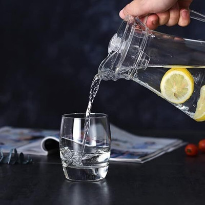 KNPL 0.8 L Glass Water Jug