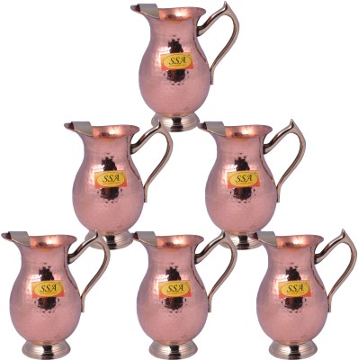 Shivshakti Arts 1.25 L Copper Water Jug