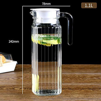 ROKERY 1.1 L Glass Water Jug