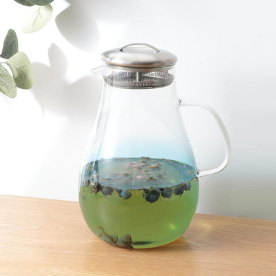 KUBER INDUSTRIES 0.97 L Borosilicate Glass Water Jug
