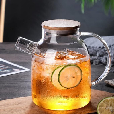 hoolie 1.8 L Glass Water Jug
