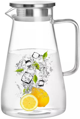 RAVRI TRADERS 1.8 L Glass Water Jug