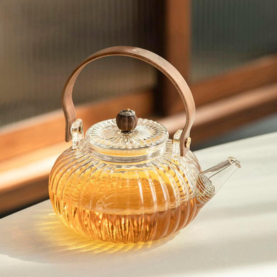 GREATZO 1 L Glass Kettle Jug