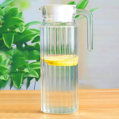 GHORIVIJAYD 1 L Glass Water Jug