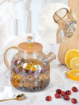 dwarkadhish 1 L Glass Kettle Jug