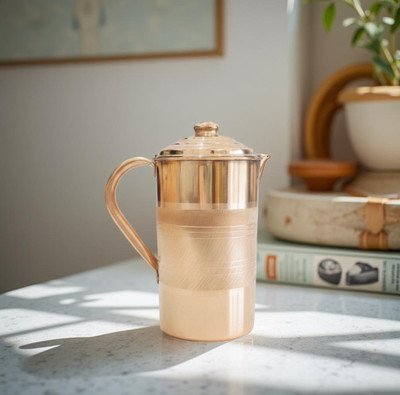TambaVeda 1.5 L Copper Water Jug