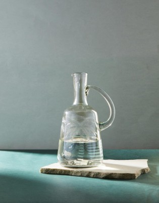 Fabindia 0.55 L Glass Water Jug