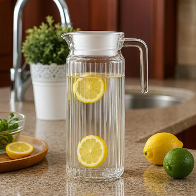 CHIKA 1.2 L Glass Water Jug