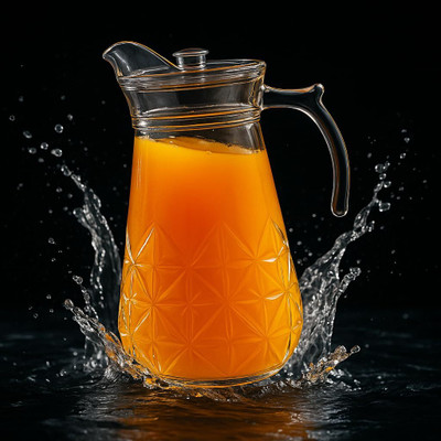 SHYAMA 1.7 L Glass Water Jug
