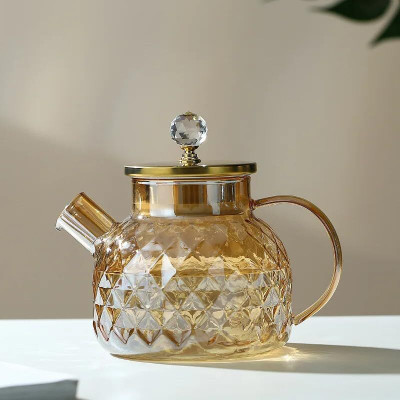 Avastro 1 L Borosilicate Glass Kettle Jug